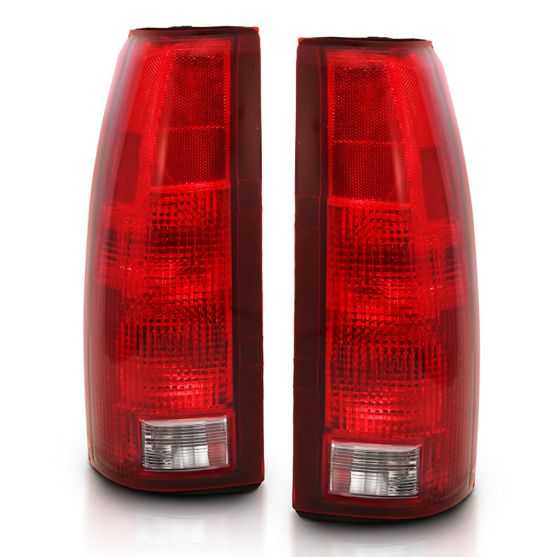 ANZO 1988-1999 Chevy C1500 Taillight Red/Clear Lens w/ Circuit Board (OE Replacement) - Image 4