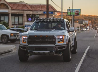 KC HiLiTES 17-18 Ford Raptor 57in. Pro6 Gravity LED 9-Light 180w Combo Beam Overhead Light Bar Sys - Image 8