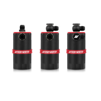 Mishimoto Universal Baffled Oil Catch Can - Red - Image 7