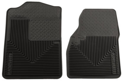 Husky Liners 94-01 Dodge Ram 1500/2500/3500/80-96 Ford Bronco Heavy Duty Black Front Floor Mats - Image 2