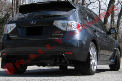 Rally Armor V2 08-11 STI (hatch only) / 11 WRX (hatch only) UR Black Mud Flap w/ Red Logo - Image 3