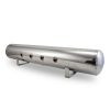 Air Lift 5 Gal Alum Air Tank - (4) 3/8in Face Ports & 1/4in Drain Port - 36in L X 6in D - Polished - Image 2
