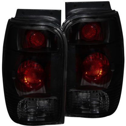 ANZO 1998-2001 Ford Explorer Taillights Dark Smoke - Image 2