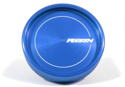 Perrin 02-21 Subaru WRX / 04-21 STI / 00-16 Forester XT Oil Fill Cap - Blue - Image 3