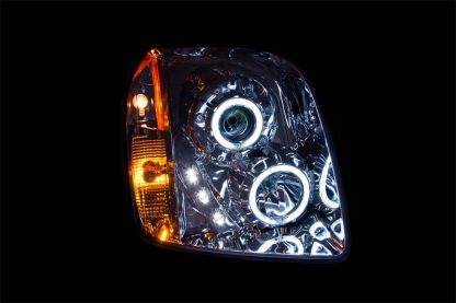 ANZO 2007-2014 Gmc Yukon Projector Headlights w/ Halo Chrome (CCFL) - Image 3