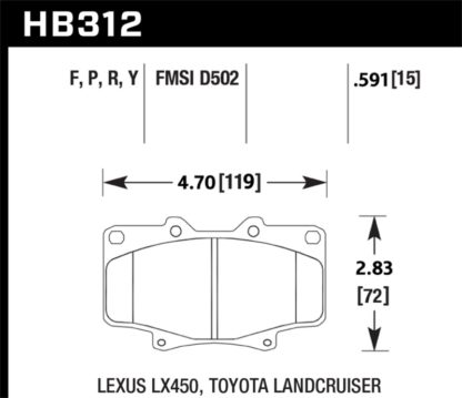 Hawk LTS Street Brake Pads - Image 4