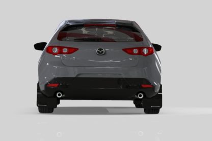 Rally Armor 2019+ Mazda3 GT Sport Hatch UR Black Mud Flap w/ Red Logo - Image 6