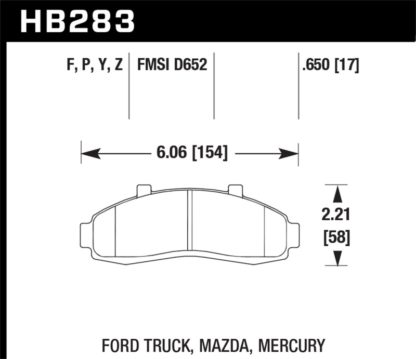 Hawk LTS Street Brake Pads - Image 2