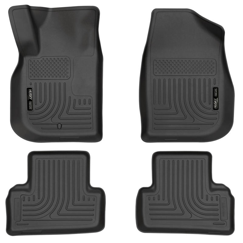 Husky Liners 04-10 Chevrolet Cobalt WeatherBeater Combo Black Floor Liners - Image 2