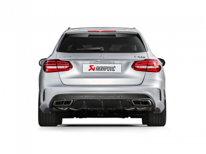 Akrapovic 15-17 AMG C63 Estate Evolution Line Cat Back (Titanium) w/ Carbon Tips (Req. Link Pipe) - Image 10