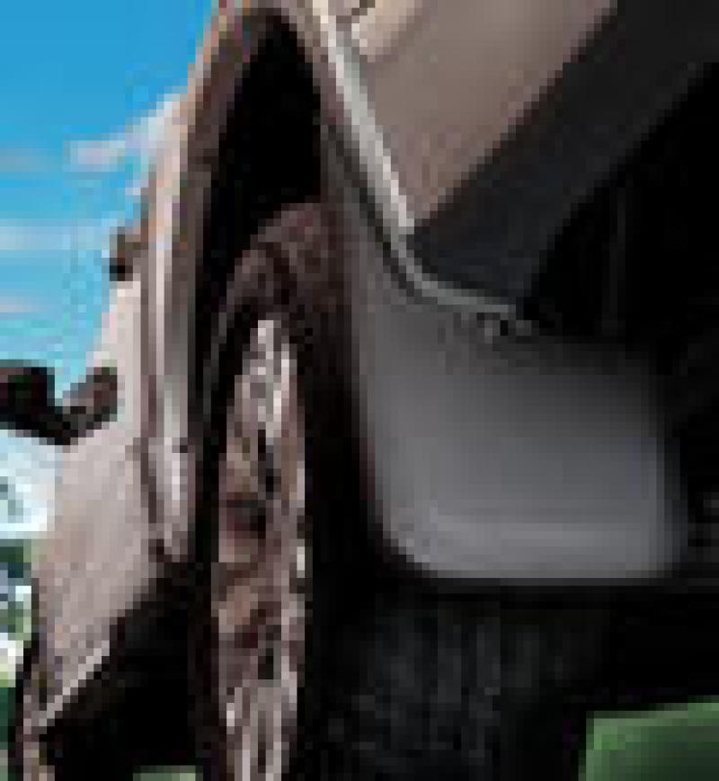 Husky Liners 2016 Toyota Tacoma w/ OE Fender Flares Custom Molded Rear Mud Guards - Black - Image 5