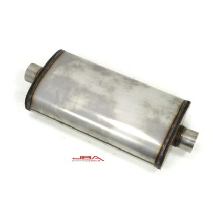 JBA Universal Dual Core 304SS Muffler 22x11x6 3in Inlet Diameter - Image 2