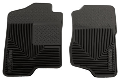 Husky Liners 07-12 GM Silverado/Sierra/Tahoe/Yukon/Escalade Heavy Duty Black Front Floor Mats - Image 2