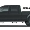 N-Fab Nerf Step 10-17 Dodge Ram 2500/3500 Crew Cab 8ft Bed - Tex. Black - Bed Access - 3in - Image 2