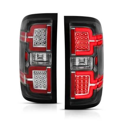 ANZO 2014-2018 Chevy Silverado 1500 LED Taillights Black - Image 5