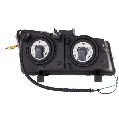 ANZO 2003-2006 Chevrolet Silverado 1500 Projector Headlights w/ U-Bar Black - Image 3