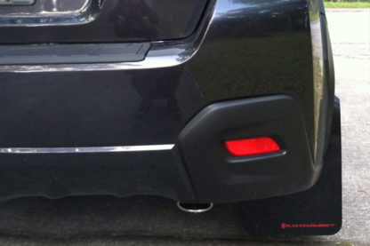 Rally Armor 13+ Subaru XV Crosstrek Black Mud Flap w/ Red Logo - Image 4