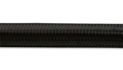 Vibrant -16 AN Black Nylon Braided Flex Hose .89in ID (50 foot roll)