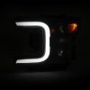 ANZO 18-19 Ford F-150 LED Projector Headlights w/ Plank Style Switchback Black w/ Amber - Image 6