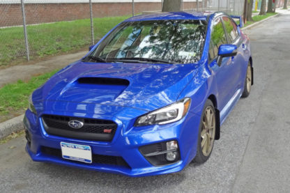 Rally Armor 15+ Subaru WRX & STi Sedan Only UR Black Mud Flap w/ Blue Logo - Image 4