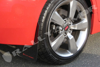 Rally Armor V2 08-11 STI (hatch only) / 11 WRX (hatch only) UR Black Mud Flap w/ Red Logo - Image 2