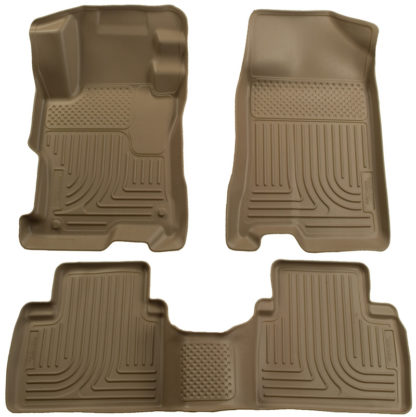 Husky Liners 04-09 Toyota Prius WeatherBeater Combo Tan Floor Liners - Image 2