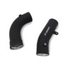 17-19 GM 6.6L L5P Intercooler Pipe + Boot Kit Wrinkle Black - Image 4