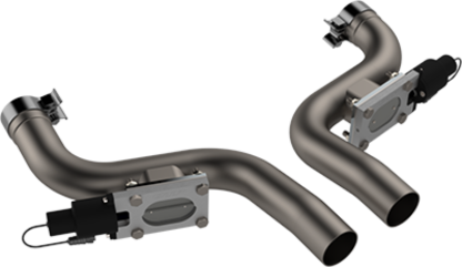 QTP 11-18 Dodge Challenger/Charger 5.7L 2.5in 304SS Aggressor Cutout Dual Mid Pipes - Image 4
