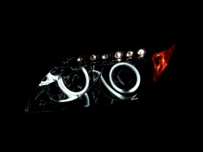 ANZO 2005-2010 Scion Tc Projector Headlights w/ Halo Chrome (CCFL) - Image 2