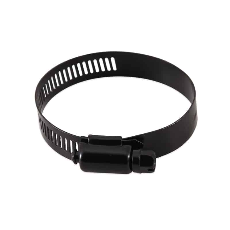 Mishimoto High-Torque Worm Gear Clamp 1.06in.-2.01in. (27mm-51mm) - Pack of 10 (Black) - Image 2