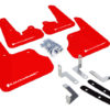 Rally Armor 12-16 Subaru Impreza 5dr Hatch/4dr Sedan UR Red Mud Flap w/ White Logo