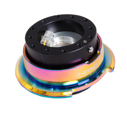 NRG Quick Release Gen 2.8 - Black Body / Neochrome Ring - Image 2