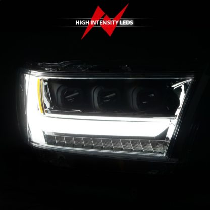 ANZO 19-20 Dodge Ram 1500 Tradesman LED Projector Headlights Plank Style w/Sequential Black (Pass.) - Image 7