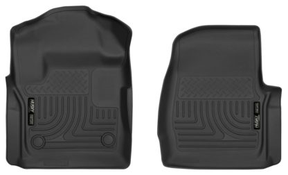 Husky Liners 2017 Ford F250/F350 Series Standard Cab X-Act Contour Black Floor Liners - Image 2