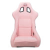 NRG FRP Bucket Seat PRISMA Edition W/ pearlized Back Pink Alcantara - Large