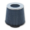 Vibrant Open Funnel Perf Air Filter (5in Cone O.D. x 5in Tall x 3in inlet I.D.) - Chrome Filter Cap - Image 2