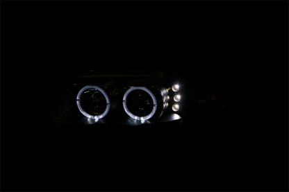 ANZO 1999-2004 Ford Mustang Projector Headlights Black G2 (Dual Projector) - Image 2