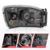 Anzo 06-09 Dodge RAM 1500/2500/3500 Headlights Chrome Housing/Clear Lens (w/Switchback Light Bars) - Image 5