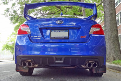 Rally Armor 15+ Subaru WRX & STi Sedan Only UR Black Mud Flap w/ Blue Logo - Image 7