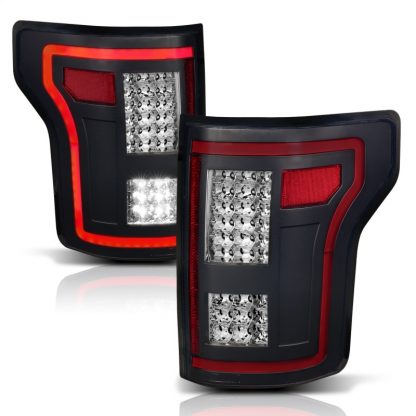 ANZO 15-17 Ford F-150 LED Taillights Black w/ Sequential - Image 4