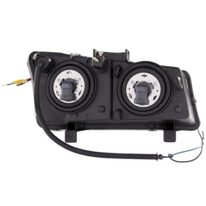 ANZO 2003-2006 Chevrolet Silverado 1500 Projector Headlights w/ U-Bar Black - Image 4