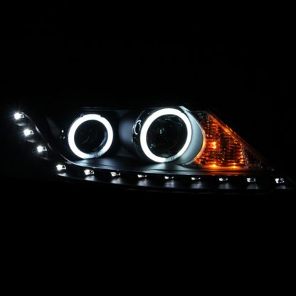 ANZO 2011-2013 Kia Sorento Projector Headlights w/ Halo Black (CCFL) - Image 2