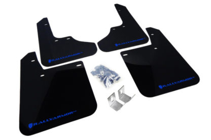 Rally Armor 1993-2001 Subaru Impreza UR Black Mud Flap w/ Blue Logo