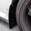 Rally Armor 17-18 Honda Civic Type R (Type R Only) UR White Mud Flap w/ Red Logo - Image 2