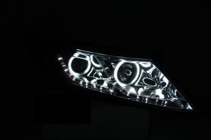 ANZO 2011-2013 Kia Optima Projector Headlights w/ Halo Chrome (CCFL) - Image 3