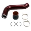 Wehrli 17-19 Chevrolet 6.6L L5P Duramax Passenger Side 3.5in Intercooler Pipe - WCFab Red - Image 2