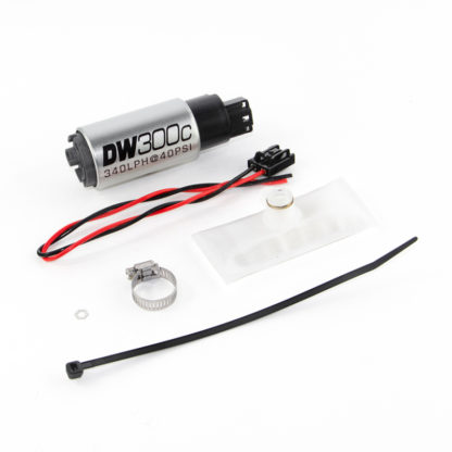 DeatschWerks 88-91 BMW 325i DW300C 340 LPH Compact Fuel Pump w/ Install Kit (w/o Mounting Clips) - Image 2