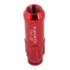 NRG 700 Series M12 X 1.25 Steel Lug Nut w/Dust Cap Cover Set 21 Pc w/Locks & Lock Socket - Red - Image 4