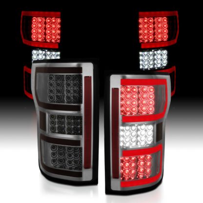 ANZO 18-19 Ford F-150 LED Taillights Smoke - Image 9