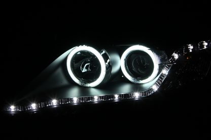 ANZO 2010-2011 Toyota Camry Projector Headlights w/ Halo Black (CCFL) - Image 4